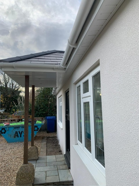 Bungalow re-roof and render