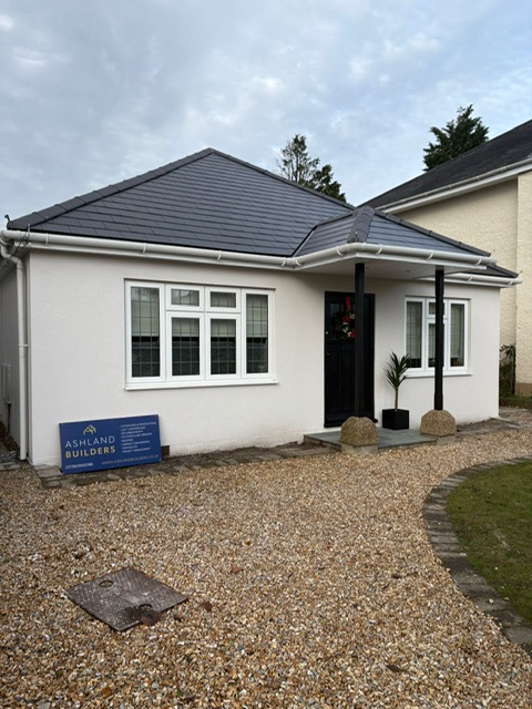 Bungalow re-roof and render