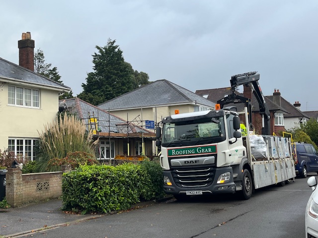 Bungalow re-roof and render